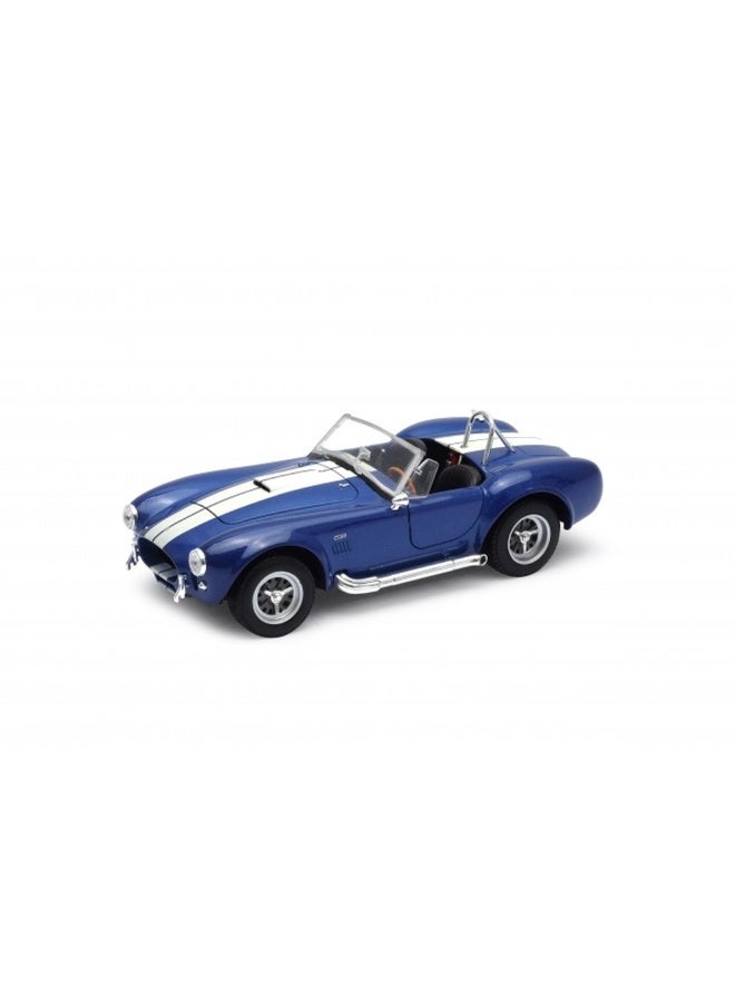 Welly - Shelby Cobra 427 Sc 1965 1/24 Blue Die Cast Model - 24002