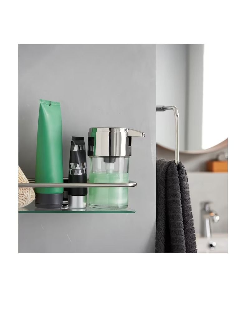 رف دش، مطلي بالكروم 24x6 سم - Image 3