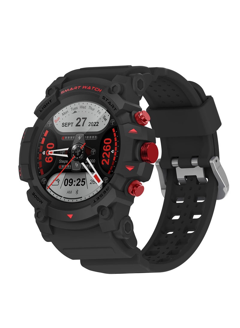 PEJE PEJE 1.39" Smart Watch for Men with GPS Tracking, 1ATM Waterproof, Bluetooth Calls, 120+ Sports Modes, SpO2/HR/Sleep Monitor, Prayer Alerts & Arabic Support, iOS/Android  - Image 1