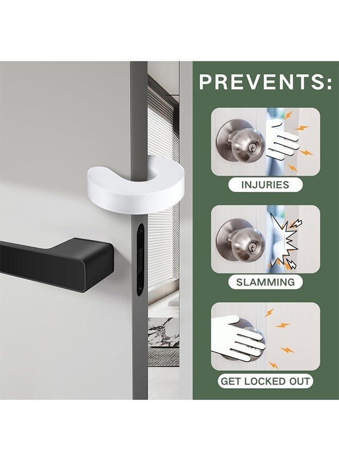 Door Pinch Guard Baby Door Stoppers 6 Pack Soft Foam Door Stoppers. Prevent Finger Pinch Injuries From Children/Pets Being Locked In The Room Keep Doors Open With Safety Door Guards Made Of Soft Foam. Child Protection Device - Image 3