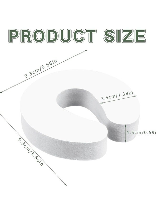 Door Pinch Guard Baby Door Stoppers 6 Pack Soft Foam Door Stoppers. Prevent Finger Pinch Injuries From Children/Pets Being Locked In The Room Keep Doors Open With Safety Door Guards Made Of Soft Foam. Child Protection Device - Image 5