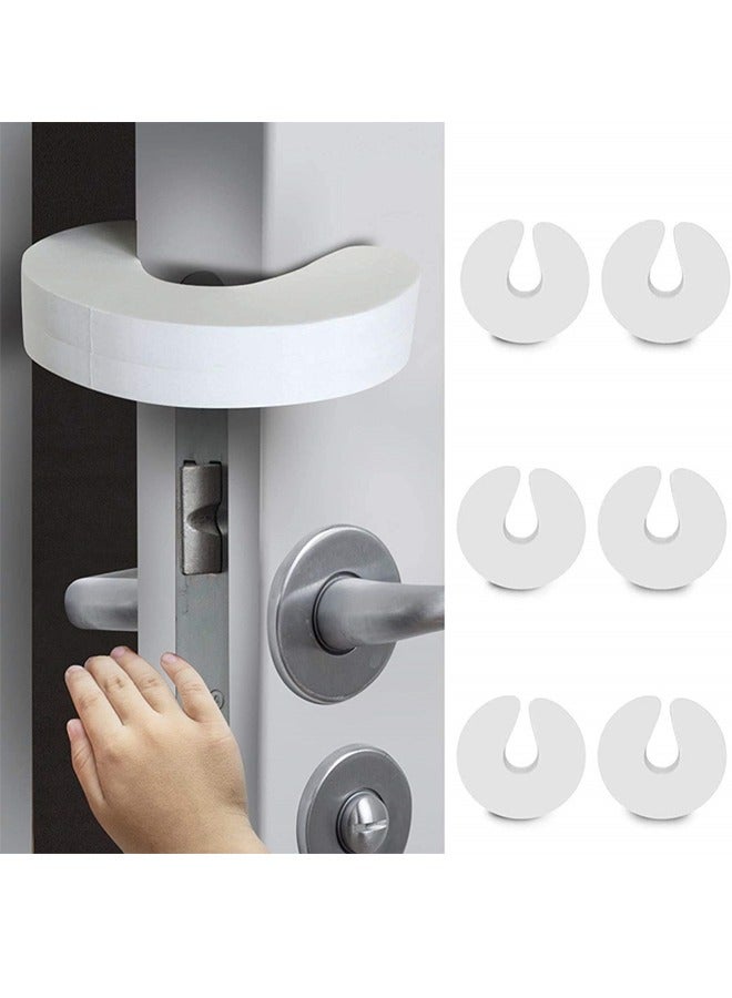Door Pinch Guard Baby Door Stoppers 6 Pack Soft Foam Door Stoppers. Prevent Finger Pinch Injuries From Children/Pets Being Locked In The Room Keep Doors Open With Safety Door Guards Made Of Soft Foam. Child Protection Device - Image 4