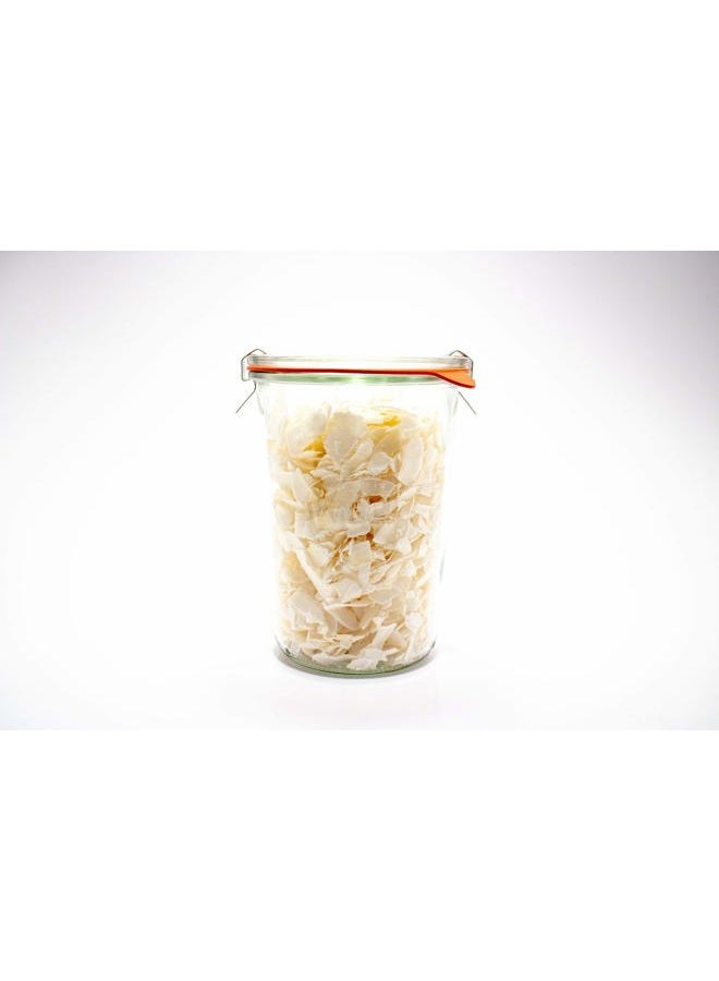Weck Jars Canning Jar 743-3/4 L Mold made of Transparent Glass - Eco-Friendly Canning Jar - Food Storage Containers with Lids Airtight - 1 Jar with Keep Fresh Cover - Image 3