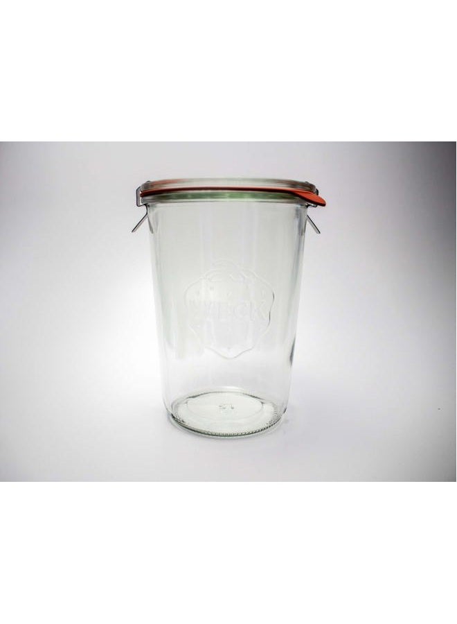 Weck Jars Canning Jar 743-3/4 L Mold made of Transparent Glass - Eco-Friendly Canning Jar - Food Storage Containers with Lids Airtight - 1 Jar with Keep Fresh Cover - Image 5