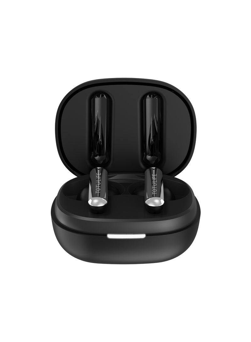 Totulife FAME PRO TWS Wireless Earbuds – Bluetooth 5.0, Up to 7 Hours Playtime, 10m Range – Black - Image 2