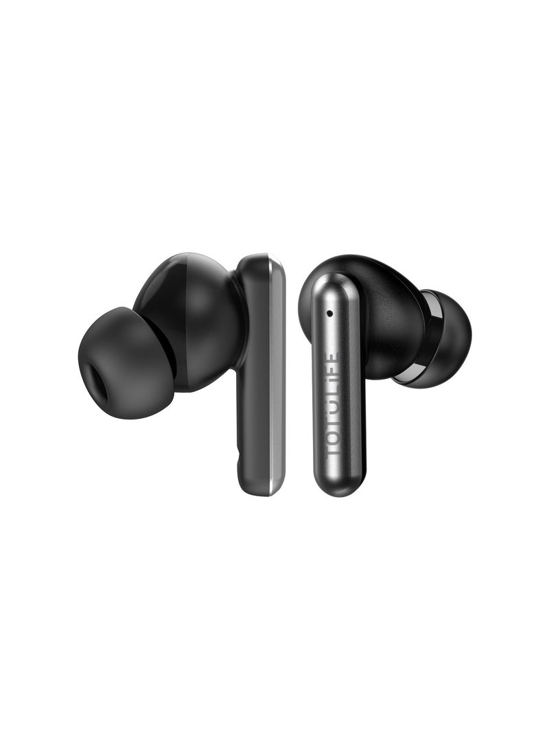 Totulife FAME PRO TWS Wireless Earbuds – Bluetooth 5.0, Up to 7 Hours Playtime, 10m Range – Black - Image 5
