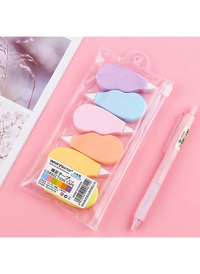 Generic - 6-Piece Correction Tape, White Out Correction Tapes Easy To Use Applicator for Instant Corrections, Tape Eraser for Note Taking, Marking, Crafting - Image 1