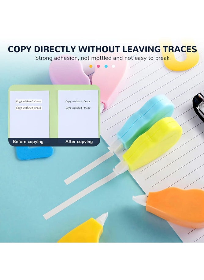Generic - 6-Piece Correction Tape, White Out Correction Tapes Easy To Use Applicator for Instant Corrections, Tape Eraser for Note Taking, Marking, Crafting - Image 1