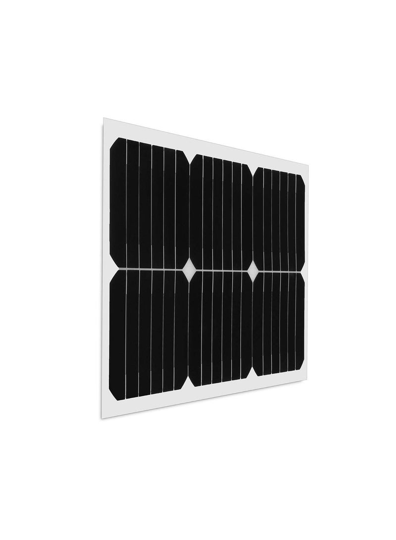 GGOOT 20W 12V Mono Silicon Semi-Flexible Solar Panel w/ 3m Cable Crocodile Clip Detector - Image 5