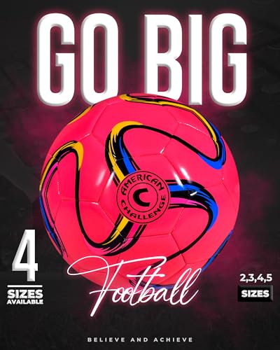 American Challenge Brasilia Soccer Ball – Sizes 5, 4, 3 & 2 – Youth & Adult Training Soccer Ball for Practice, Games & Grass Fields - Image 4