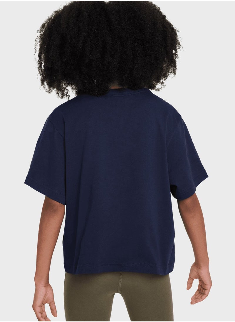 Nike - Kids Boxy Print T-Shirt - Image 1