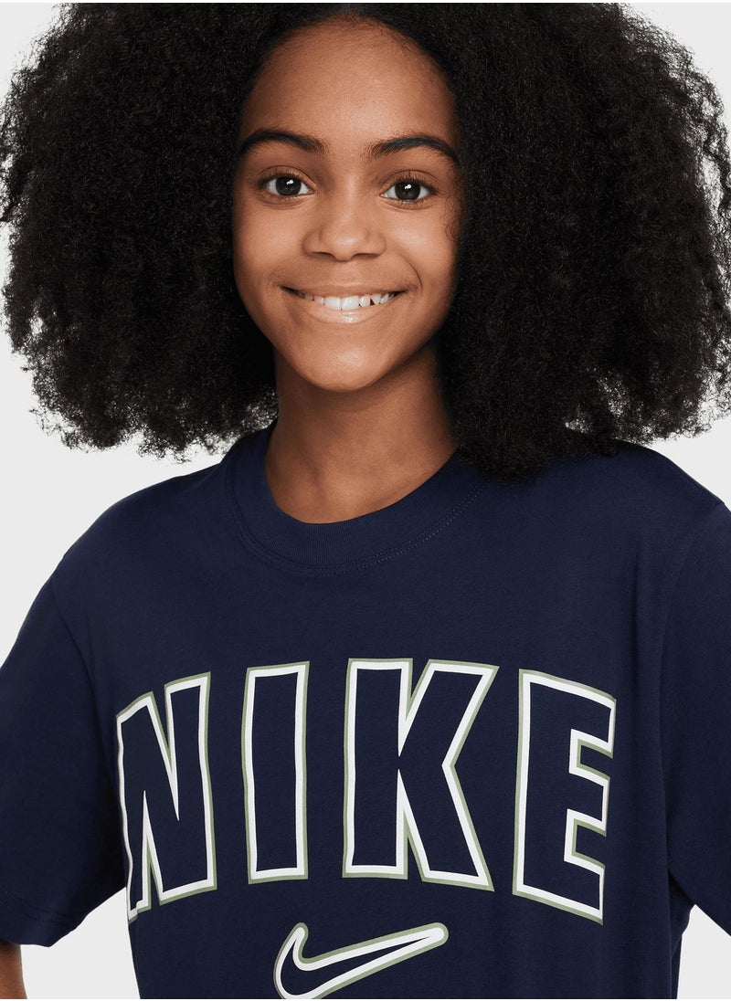 Nike - Kids Boxy Print T-Shirt - Image 1