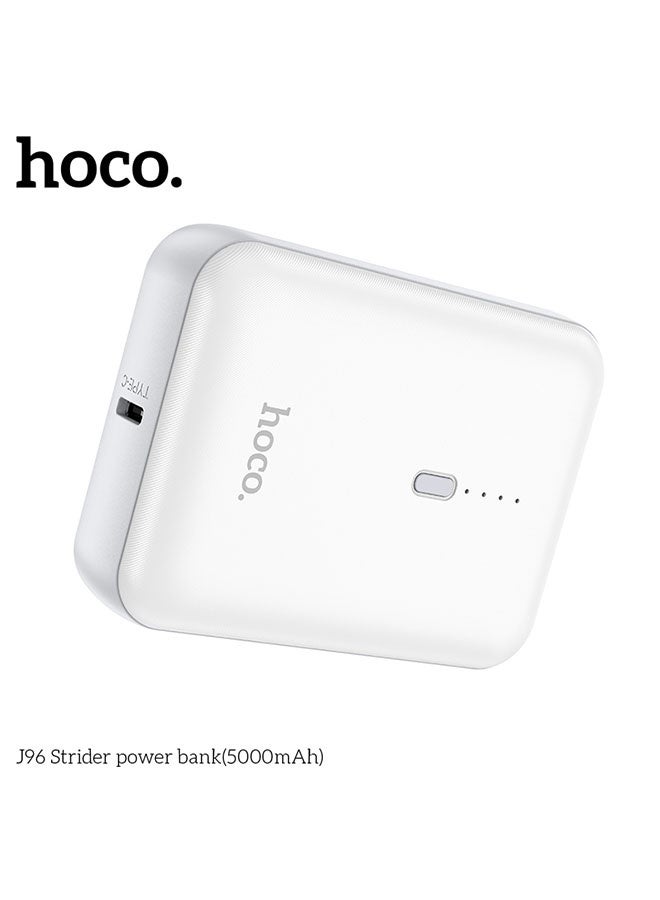 هوكو. بنك الطاقة J96 سترايدر 5000 مللي أمبير (أبيض) - Image 3