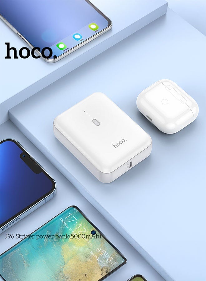 هوكو. بنك الطاقة J96 سترايدر 5000 مللي أمبير (أبيض) - Image 4