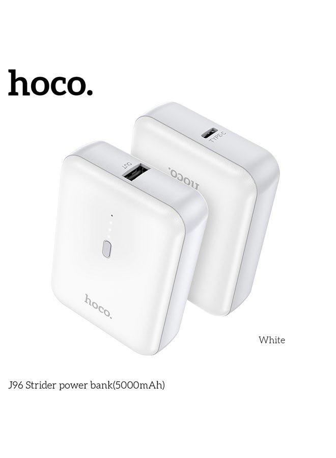 هوكو. بنك الطاقة J96 سترايدر 5000 مللي أمبير (أبيض) - Image 2
