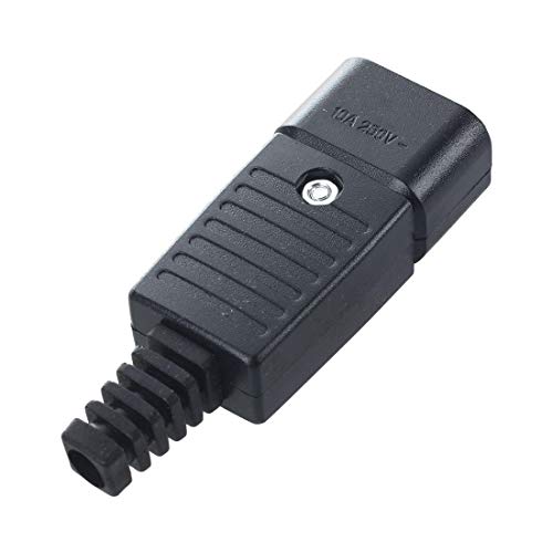 FENTICO IEC C14 Power Cord Connector,IEC 320 C14 Male Plug Rewirable Power Connector 3pin 10A /250V (2 Pcs) - Image 5