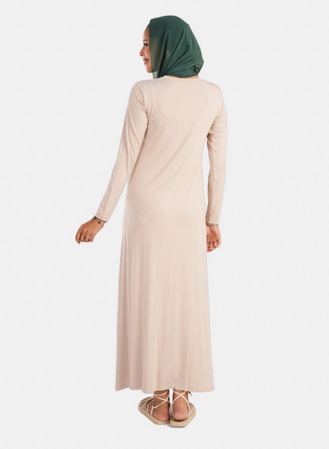 Carina Viscose Round Neck Dress  - Image 3