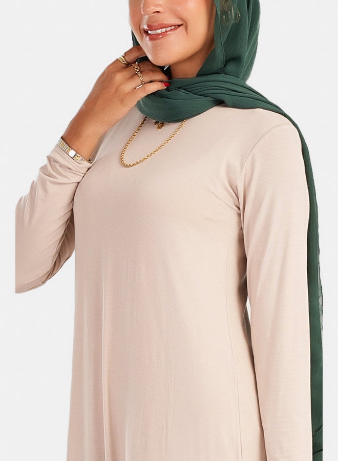 Carina Viscose Round Neck Dress  - Image 4