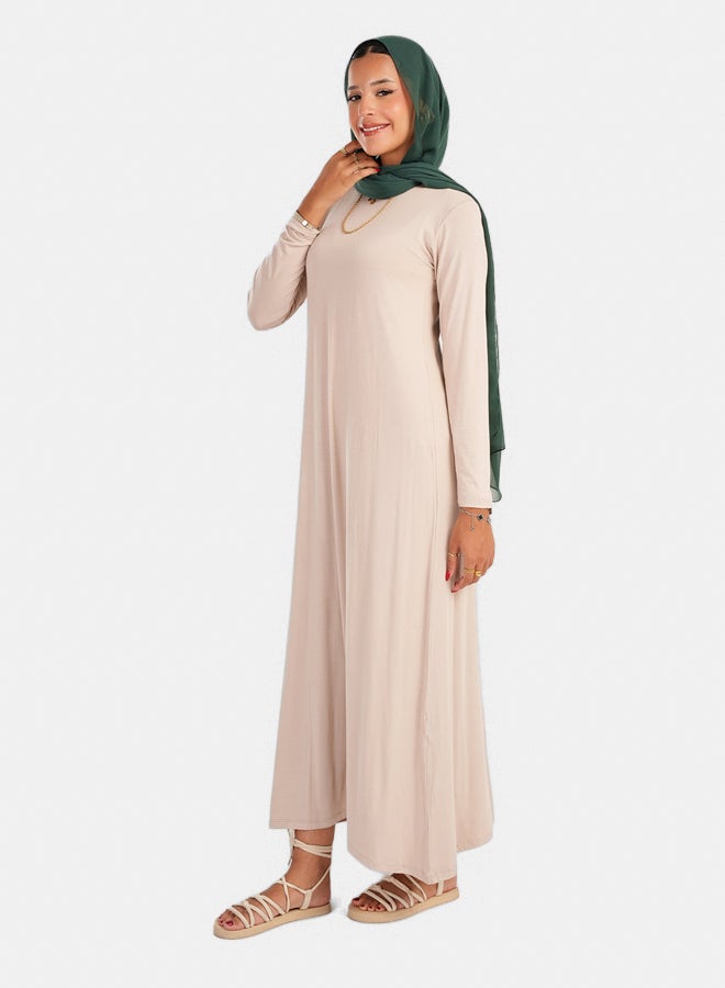 Carina Viscose Round Neck Dress  - Image 2