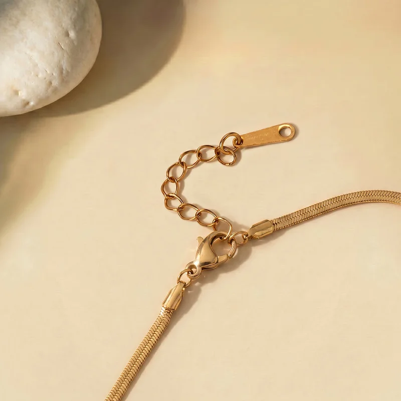 Palmonas  18K Gold Tone Plated Graceful Bow Knot Necklace For Women - Waterproof & Anti-Tarnish for Women | Best Price UAE