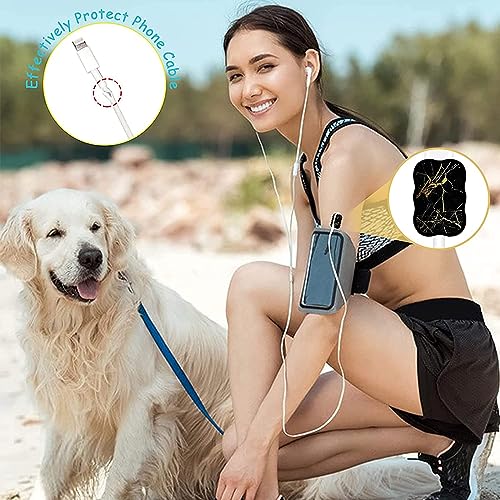 VNJ ACCESSORIES Protective Charger Case for iPhone 18W 20W iPhone 16 15 14 13 12 11 Pro Max Charging Cable Charger Protective Cover Data Cable Protective Sleeve-Black Marble - Image 5