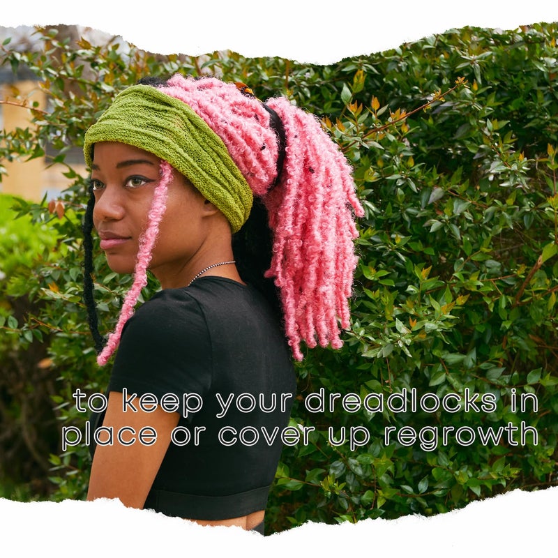 CHARM Mens Headband Lightweight Cotton - Womens Head Band Mesh Hair Accessory Unisex Wrap Navy - Image 5