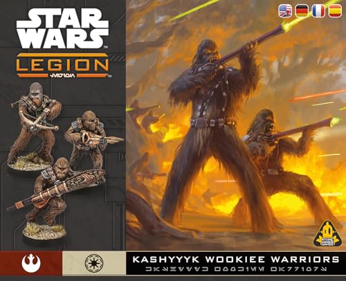 Asmodee Star Wars Legion Kashyyyk Wookie Warriors Tabletop Miniatures Game Strategy Game for Kids and Adults Ages 14 2 Players 90 Min Playtime - Image 1