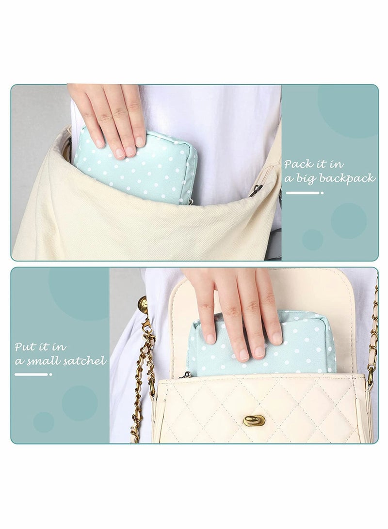 SOLARAE Sanitary Napkin Storage Bag Menstrual Pad Bag Nursing Pad Holder Portable Menstrual Period Sanitary Pouch Zipper Tampons Collect Bags for Teen Girls Women Ladies (4 Pieces ) - Image 5
