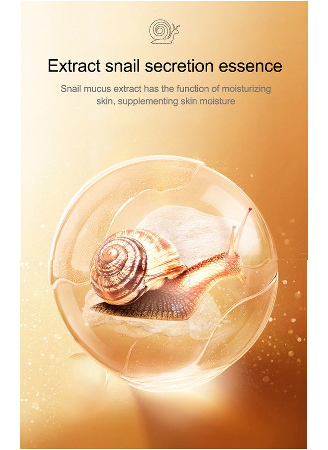 SADOER - Snail Essence Moisturize Eye Cream 20g, Anti Aging, Exquisitely Repair Skin, Moisturize, Fade Eye Lines, Dark Circles and Black Spots, Shrink Pores and Tighten Skin, Moisturizing Eye Serum, Eye Care - Image 1