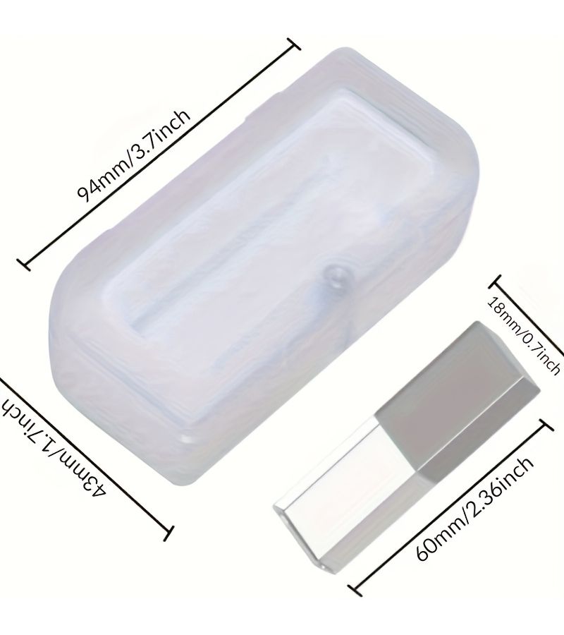 Custom 8GB Green Light Crystal USB Flash Drive - Image 4