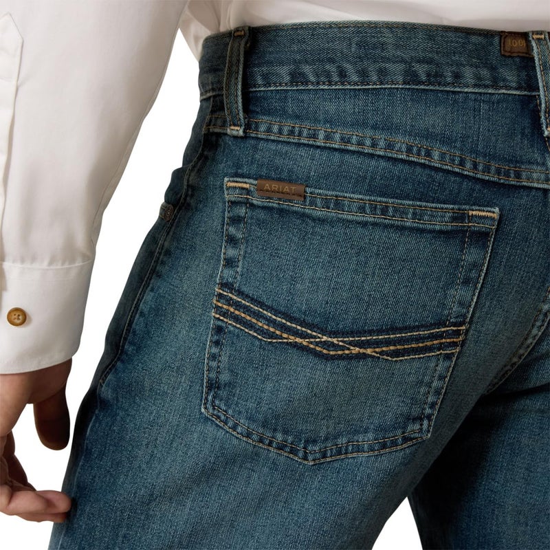 ARIAT Men's M4 Low Rise Stretch Legacy Boot Cut Jean, Freeman, 36W x 34L - Image 5