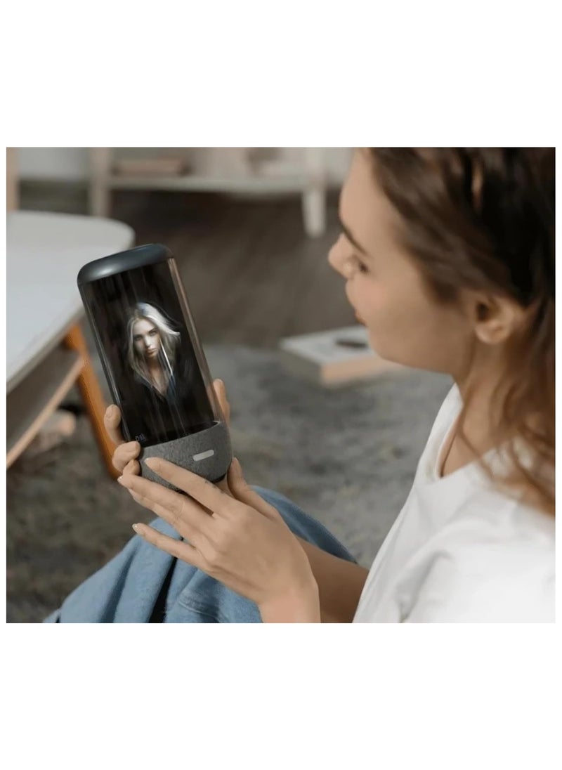 Generic - AI HoloBox ChatGPT-Powered Desktop Holographic Companion, Interactive Holographic Display, ChatGPT Conversation, Personalised Video Uploads, Portable Design| Voice-Controlled Virtual Assistant - Image 1