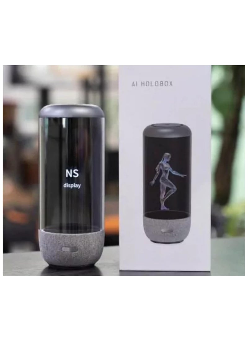 Generic - AI HoloBox ChatGPT-Powered Desktop Holographic Companion, Interactive Holographic Display, ChatGPT Conversation, Personalised Video Uploads, Portable Design| Voice-Controlled Virtual Assistant - Image 1