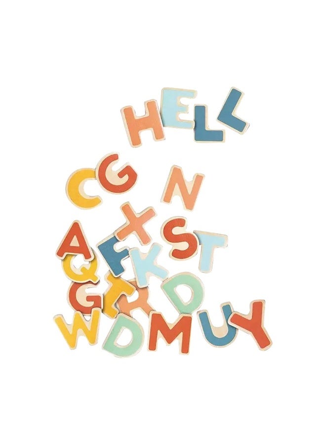 Hape مجموعة حروف الأبجدية المغناطيسية للتعلم واللعب (70 قطعة) - Image 3