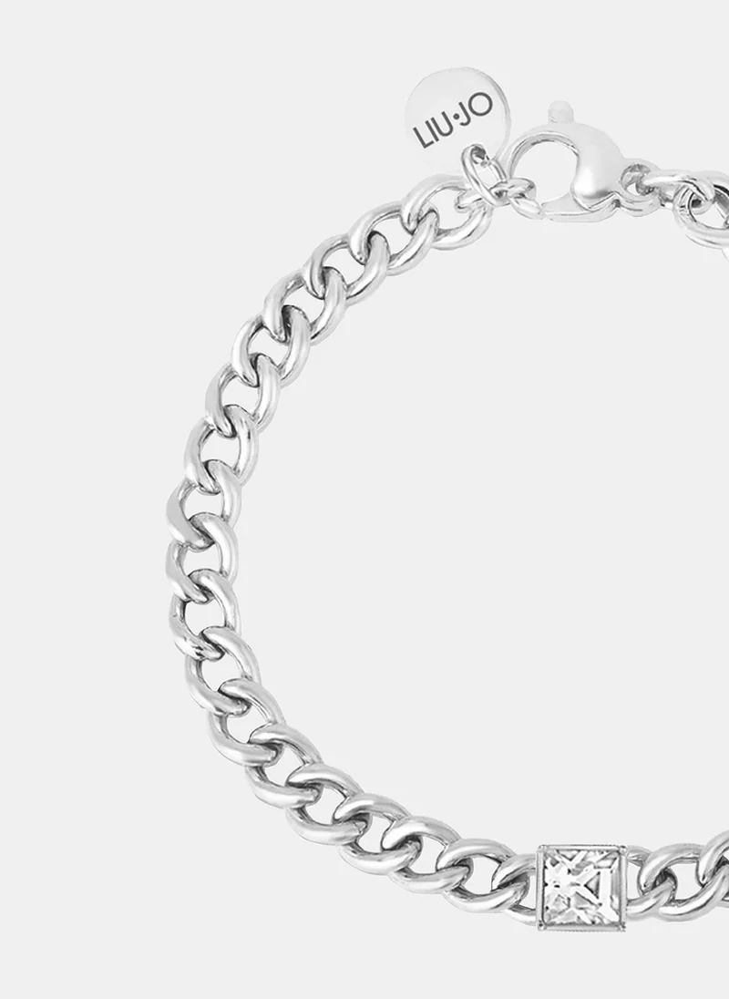 Liu Jo Bracelet with rhinestone square cut element