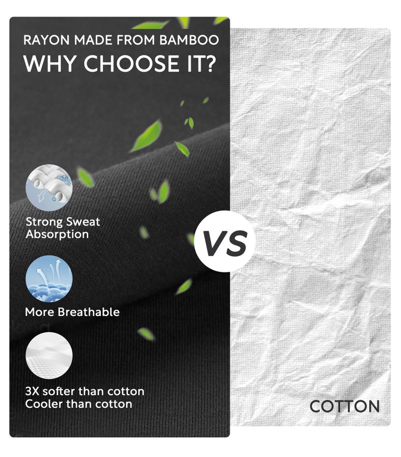 Separatec Men's Underwear Trunks, Soft Underwear Trunks Rayon Made from Bamboo, Dual Pouch Trunks for Men - Image 3