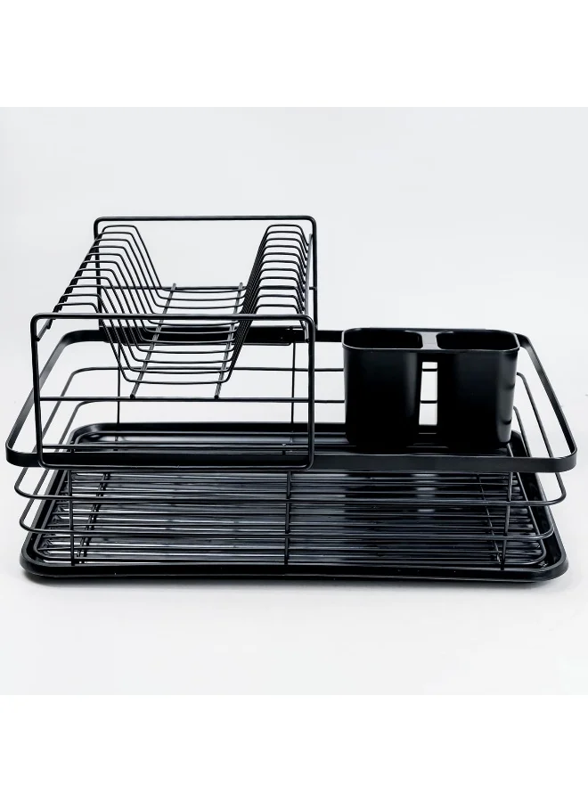 Cuisine Art Dish Drying Rack, Dish Rack For Kitchen Counter, Rust-Proof Dish Drainer With Drying Board And Utensil Holder For Kitchen Counter Cabinet