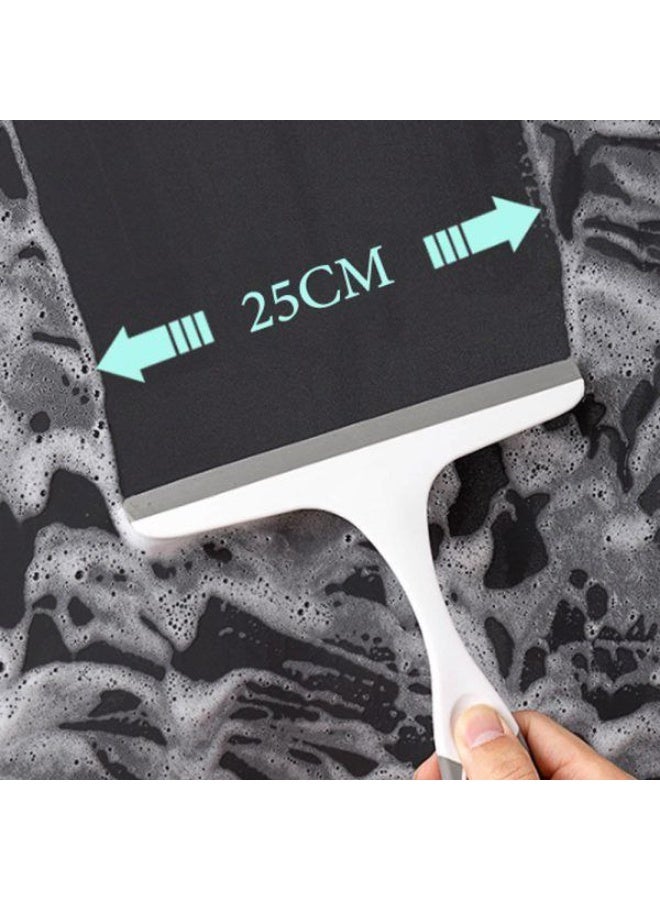 A glass squeegee that helps remove water and soap residue quickly and efficiently. - Image 5