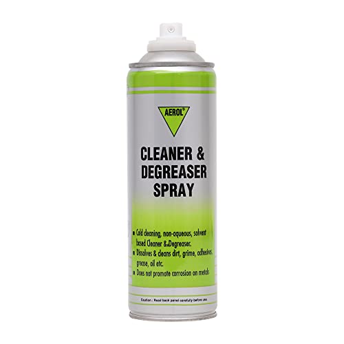 Aerol Cleaner and Degreaser Spray, Grade 6000 (350gm / 444 ml), for Deep Cleaning Inaccessible Areas of Metal Components, Dies and Moulds | Removes Grease, Oil, Wax and Tar - Image 4