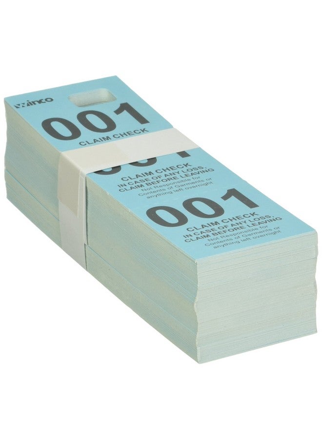 Winco Coat Checks, Blue, 500 Per Box, Medium - Image 1