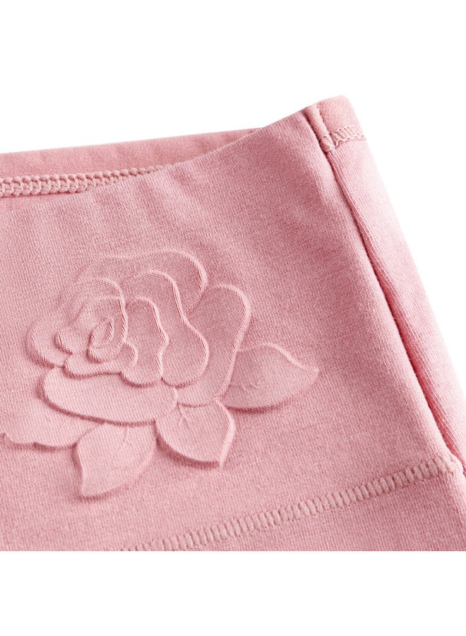 Pure Cotton High-waist Women's Underwear, Postpartum High-waist Shaping And Lifting Plus Size Underwear, Pure Cotton High-waist Embossed Underwear - Image 4