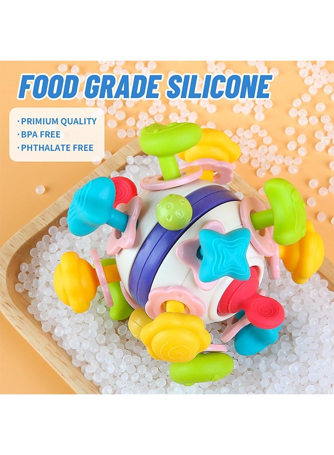 Baby Sensory Teething Toys, Learning Developmental Toys Gifts for Infant Newborn Girls and Boys, Baby Chew Rattle Toddler Toys  - Image 5
