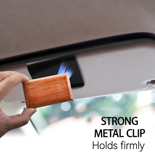 TERPINK Car Air Freshener Visor Clip Compatible with Drift Car Air Freshener, Auto Accessories, Vehicle Sun Visor Metal Clip, Black, Freshener not include (1 Pack) - Image 2