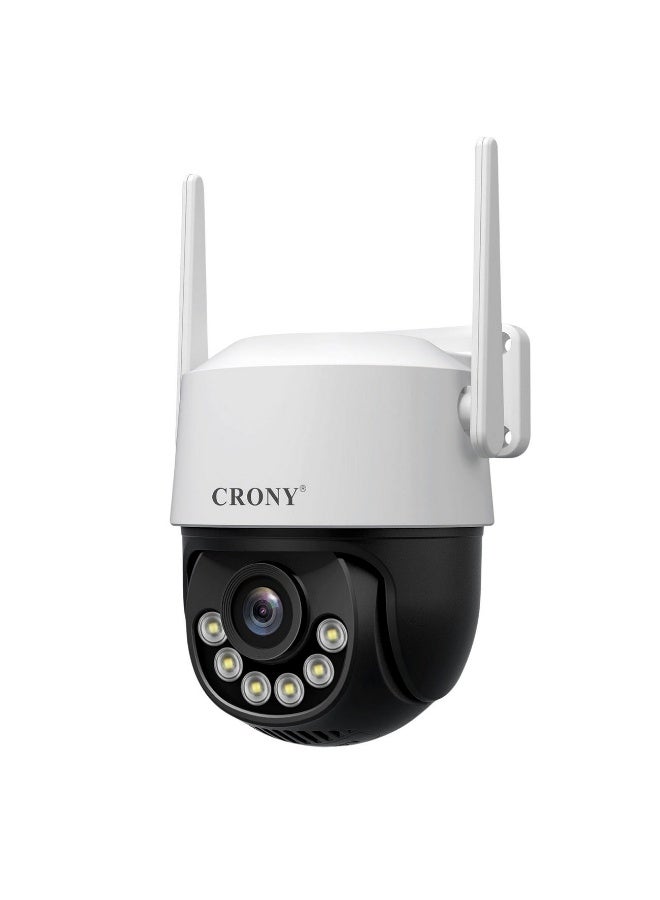 CRONY SH072 8MP PTZ Wireless Outdoor Security Camera – Dual-Band WiFi (2.4/5GHz), IP66 Waterproof, Full-Colour Night Vision, Human Detection & Two-Way Audio - Image 1