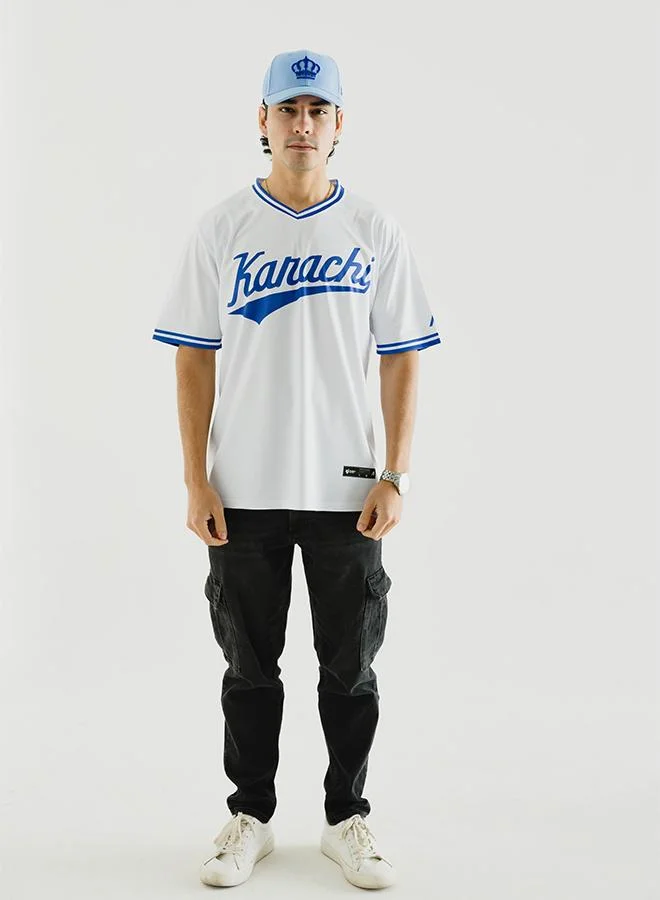 Baseball United Karachi Monarchs Men's V-Neck Jersey
