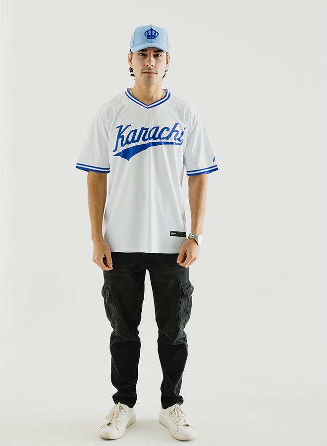Baseball United Karachi Monarchs Men's V-Neck Jersey - Image 1