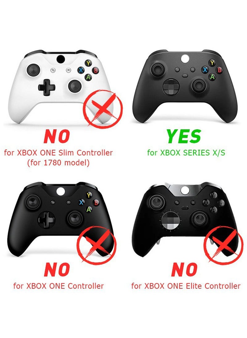2 pcs Soft Silicone Cover for Xbox One/One S Controller, Non-slip Skin Cover, Interference-free Full Cover for Xbox One Slim Wireless Controller with 4 Thumb Grip Covers. - Image 4
