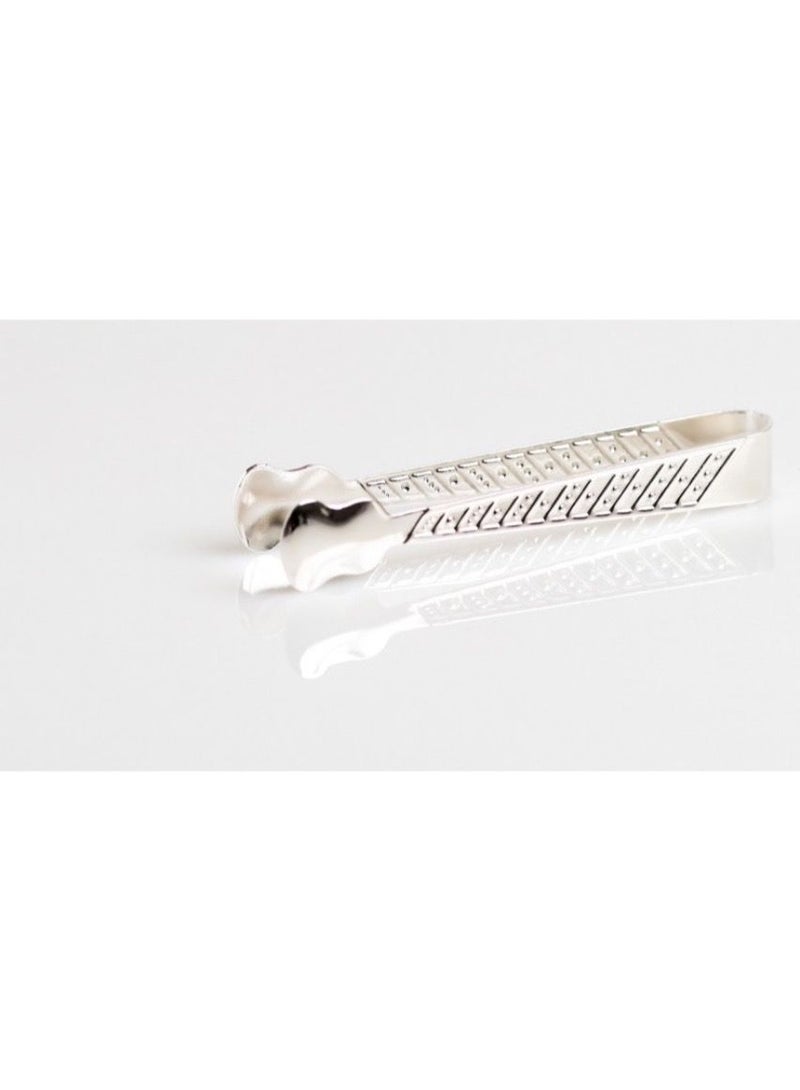 ملقط فحم فضي - Image 2