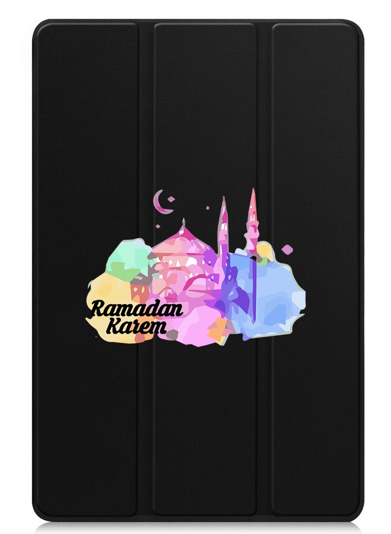 Theodor Protective Flip Case For Apple iPad Pro 11 (2024) With Trifold Stand Auto Wake Sleep Shockproof Cover Ramadan Kareem - Image 1