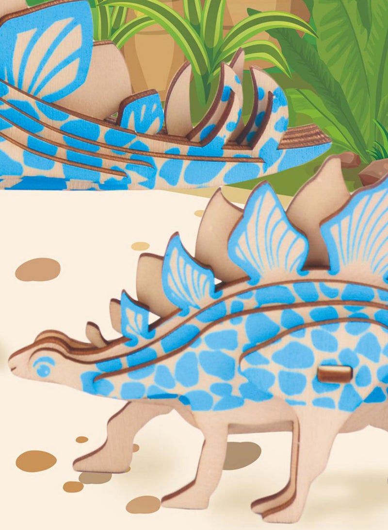 DIY Stegosaurus 3D Puzzle Model - Image 2